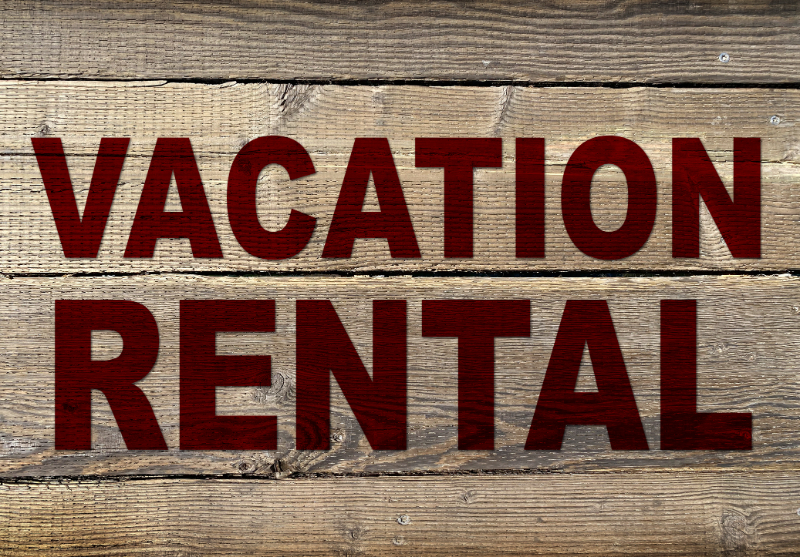 Vacation rental sign